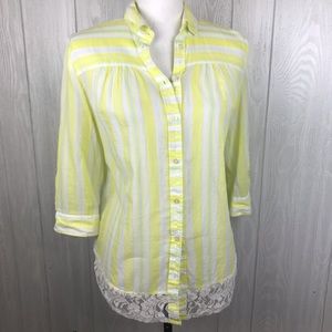 Anthropologie Edme & Esyllte Sunlit striped top